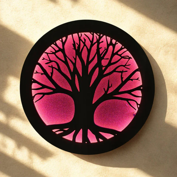 Tree of Life Wooden LED Wall Light | Artistic Nature-Inspired Glow for a Magical Ambiance