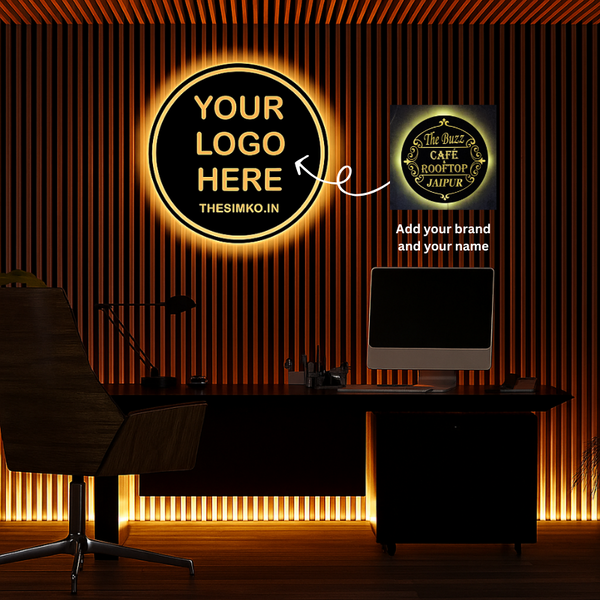 Customized Wooden LED LOGO
